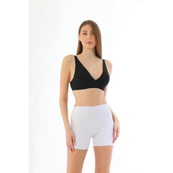 ÖZEL TASARIM  BEYAZ MI 2703 LAZER KESİM İZ YAPMAZ HAYALET BOXER