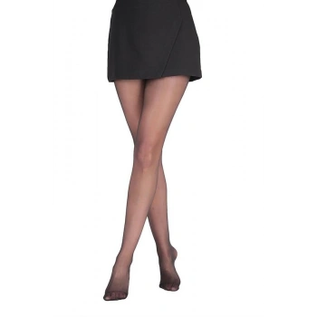 AMORA SECRET PARLAK INCE SIYAH KÜLOTLU ÇORAP DEN