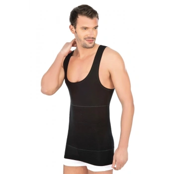 AMORA SECRET SIYAH MI EMAY MODAL COTTON ERKEK ATLET KORSE