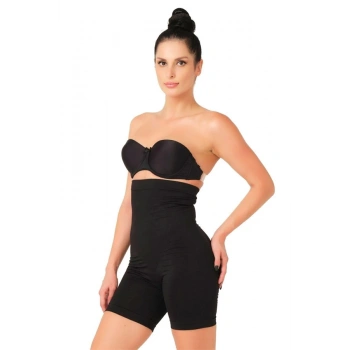 SİYAH MI EMAY 2007 YÜKSEK BEL PAÇALI KORSE