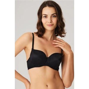 Amora Secret Balenli Desteksiz Dolgusuz Askıları Çıkabilen Günlük Klasik T-Shirt Sütyeni