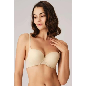 Amora Secret Balenli Desteksiz Dolgusuz Askıları Çıkabilen Günlük Klasik T-Shirt Sütyeni