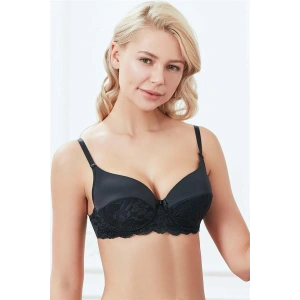 Amora Secret Kadın Fantazi İç Giyim Kadın Balenli Destekli Dolgulu Günlük Klasik Dantelli T-Shirt Sütyeni (3233) - Şehvetli ve Zarif Tasarım