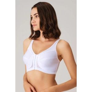 Amora Secret Kadın Fantazi İç Giyim Kadın Toparlayıcı Minimizer Balensiz Desteksiz Dolgusuz Önden Açılan Sırt Destekli Medikal Sütyen (3651) - Şehvetli ve Zarif Tasarım