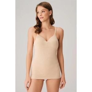 Kadın Modal Pamuklu Lohusa Önden Açılan Süngerli Cuplu Emzirme Atleti (8557)