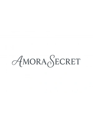 AMORA SECRET Siyah Etekli Tasma Maske ve Sütyen Aksesuarlı Fantezi Harness Set
