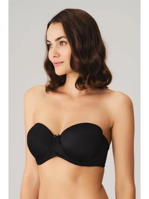 Amora Secret Balenli Desteksiz Dolgusuz Askısız Straplez Yumuşak Süngerli Günlük Klasik T-Shirt Sütyeni