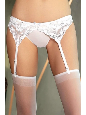 Amora Secret Dantelli Jartiyer String ve Çorap 3lü Takım