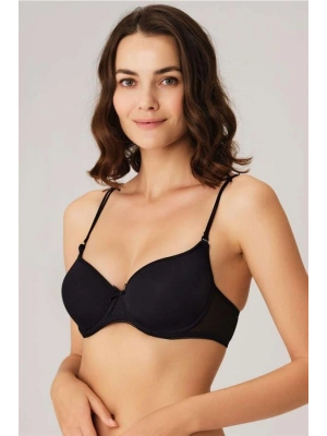 Amora Secret Kadın Balenli Desteksiz Dolgusuz Askıları Çıkabilen Yumuşak Süngerli Günlük Klasik T-Shirt Sütyeni (3106)