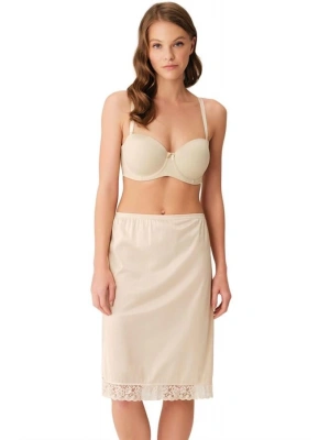 Amora Secret Kadın Polyamid Kumaşlı Dantelli Diz Altı Uzun Etek Altı Jüpon (0611)