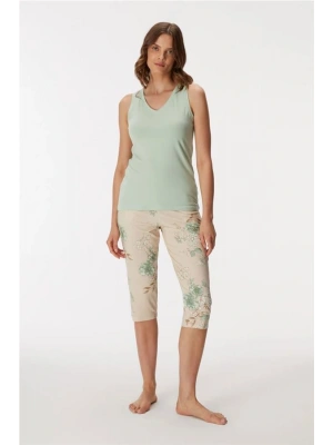 özel tasarım 11412 Kadın Atlet ve Kapri Pantolon Takım