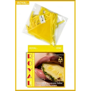 Amora Secret Fantezi Tüketilebilen Yenilebilir Ananas Aromalı İç Çamaşırı Takımı