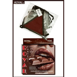 Amora Secret Fantezi Tüketilebilen Yenilebilir Çikolatalı Aromalı İç Çamaşırı Takımı