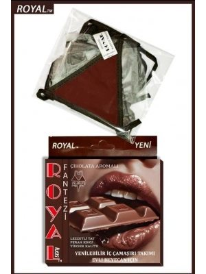 Amora Secret Fantezi Tüketilebilen Yenilebilir Çikolatalı Aromalı İç Çamaşırı Takımı