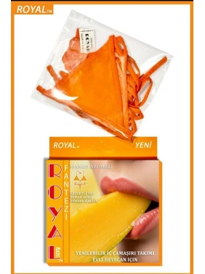 Amora Secret Fantezi Tüketilebilen Yenilebilir Mango Aromalı İç Çamaşırı Takımı