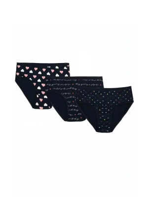 Amora Secret Kadın Fantazi İç Giyim Büyük Beden Pamuklu Likralı Karışık Renkli 3lü Külot - li ve Zarif Tasarım