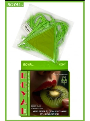 Amora Secret Kadın Fantazi İç Giyim Fantezi Tüketilebilen Yenilebilir Kivi Aromalı İç Çamaşırı Takımı - li ve Zarif Tasarım