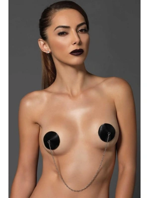 Amora Secret Kadın Fantazi İç Giyim Siyah Özel Tasarım Zincir Detaylı Fantezi Göğüs Ucu Kapatıcı - li ve Zarif Tasarım