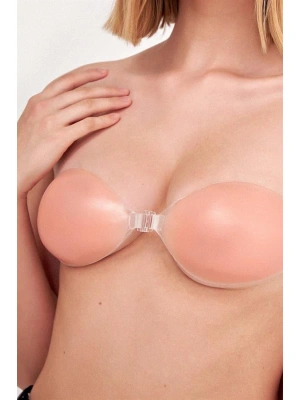 Amora Secret Kadın Fantazi İç Giyim Ten Rengi Silikon Sütyen - li ve Zarif Tasarım