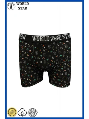 Amora Secret Likralı Pamuklu Renkli Erkek Boxer