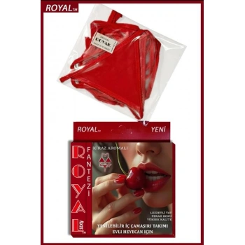 ÖZEL TASARIM  FANTEZI TÜKETILEBILEN YENILEBILIR KIRAZ AROMALI İÇ ÇAMAŞIRI TAKIMI