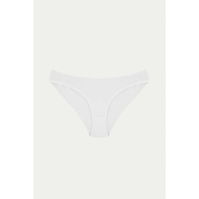 Amora Secret Kadın Fantazi İç Giyim Pamuklu Siyah Beyaz Ten Rengi 3lü Külot - Şehvetli ve Zarif Tasarım