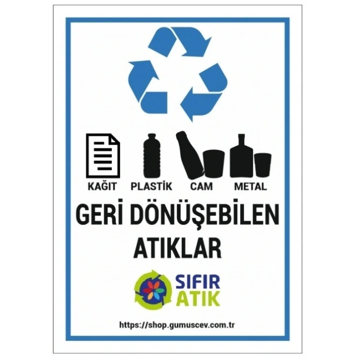 Sıfır Atık Etiketi(25x35 cm)