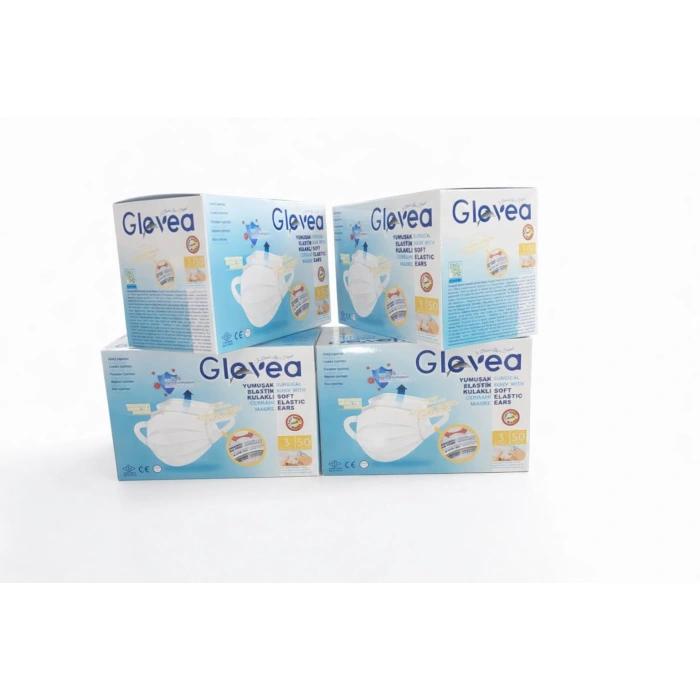 4 PAKET CERRAHİ MASKE BEYAZ 50Lİ