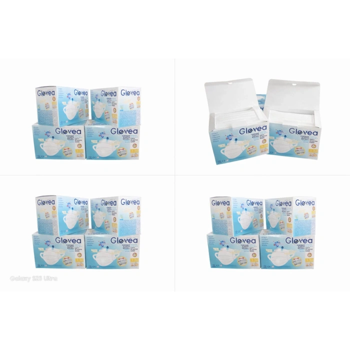 4 PAKET CERRAHİ MASKE BEYAZ 50Lİ