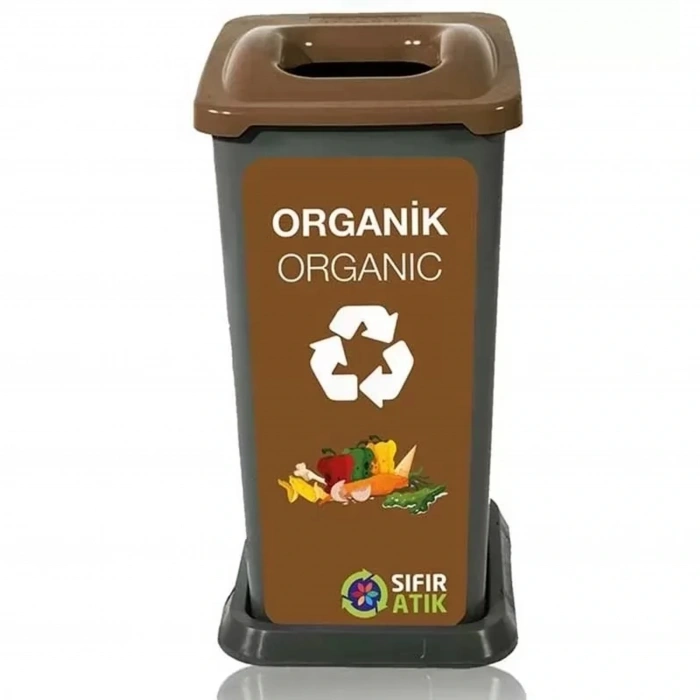 SIFIR ATIK KUTUSU GRİ 70 LİTRE