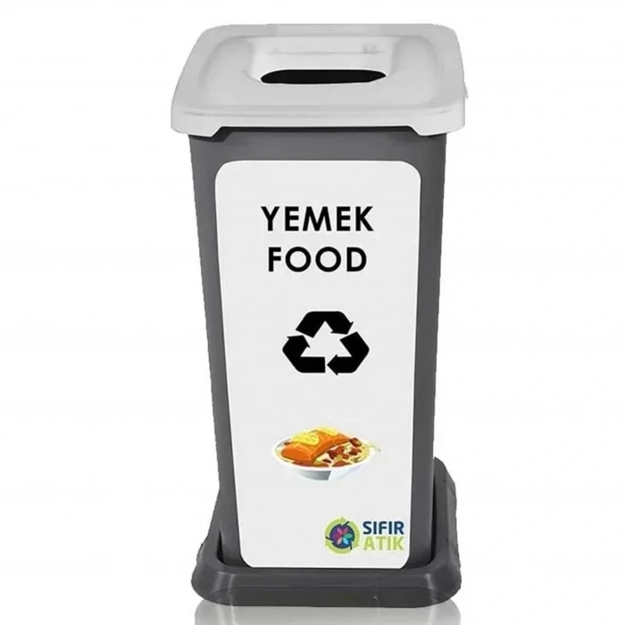 SIFIR ATIK KUTUSU GRİ 70 LİTRE