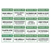 20x30 mm PVC Kaplama Atık Kodu Etiketleri