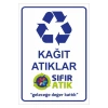 Sıfır Atık Etiketi(25x35 cm)