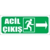 Fotolümenli Acil Çıkış Levhası Sağ Ok