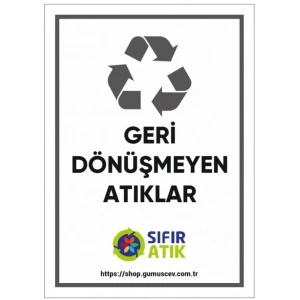 Sıfır Atık Etiketi(25x35 cm)
