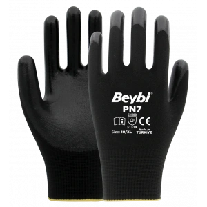 Beybi Pu Touch Poliüretan Kaplı Polyester Örme Eldiven