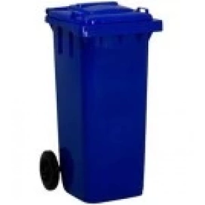 Plastik Çöp Konteyneri 120 Lt_Mavi