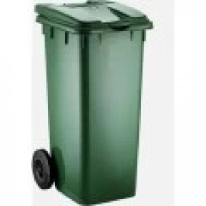 Plastik Çöp Konteyneri 120 Lt_Yeşil