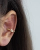 Altın Kaplama Zirkonlu Ear Cuff (Kıkırdak) Küpe