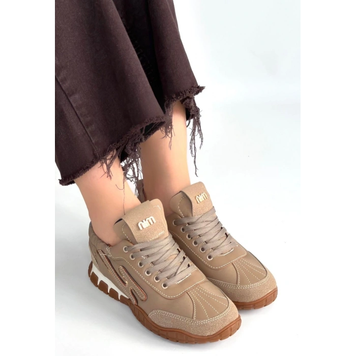 Huer Vizon Nubuk Bağcıklı Spor Ayakkabı