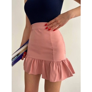 Altı fırfırlı etek pudra s24817