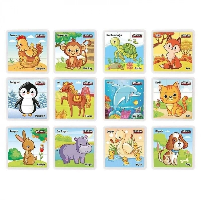 03 355 Anımal Serıes Puzzle Set
