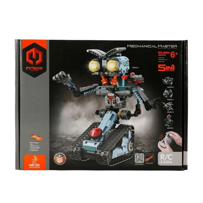 1004467 Sun-ımm-rc Robot Akıllı Programlama 5ın1 2 4ghz.803prç Işıklı