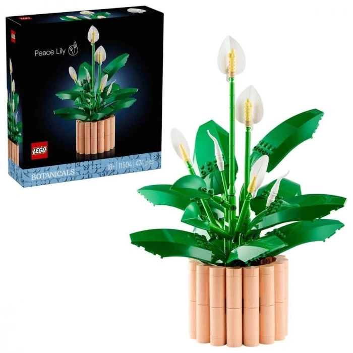 11504 Lego Botanicals Barış Çiçeği - Pace Lily 474 Parça +18 Yaş