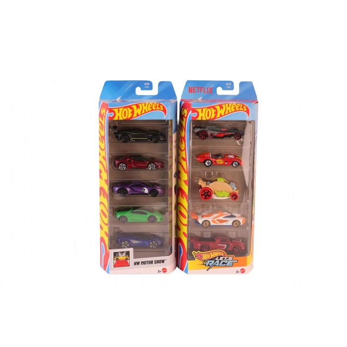 1806 Hot Wheels Beşli Araba Seti