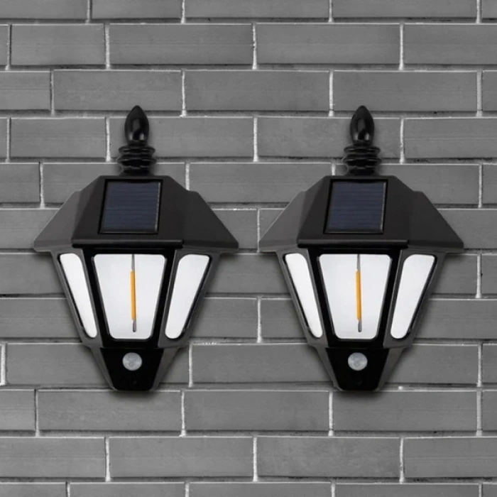 2li Solar Cob Led Sensörlü Duvar Lambası