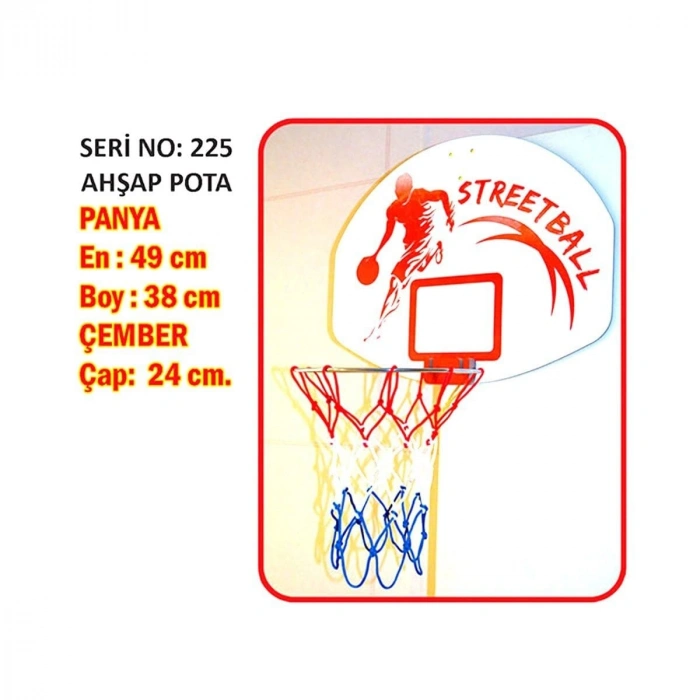 225 Ahşap Pota