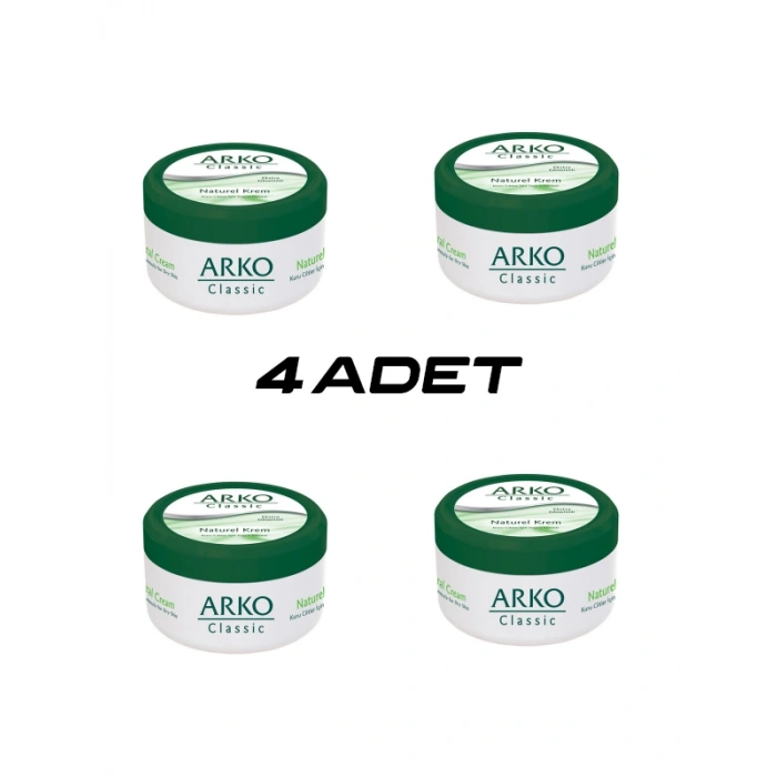 4 Adet Arko Classic Naturel El Kremi 150ml (5580)