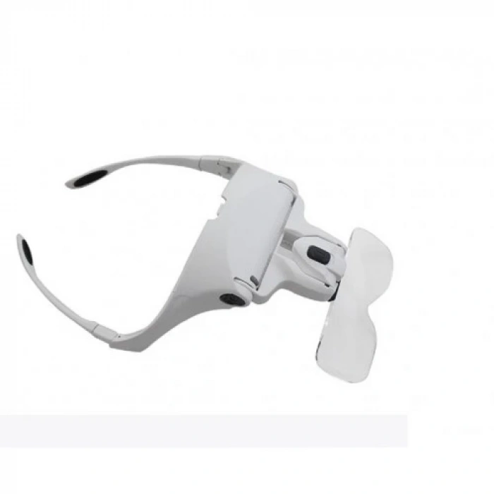 5 Lens 1.0x3.5x, 2led Işıklı  Ile Ayarlanabilir Gözlük Büyüteç9892b2