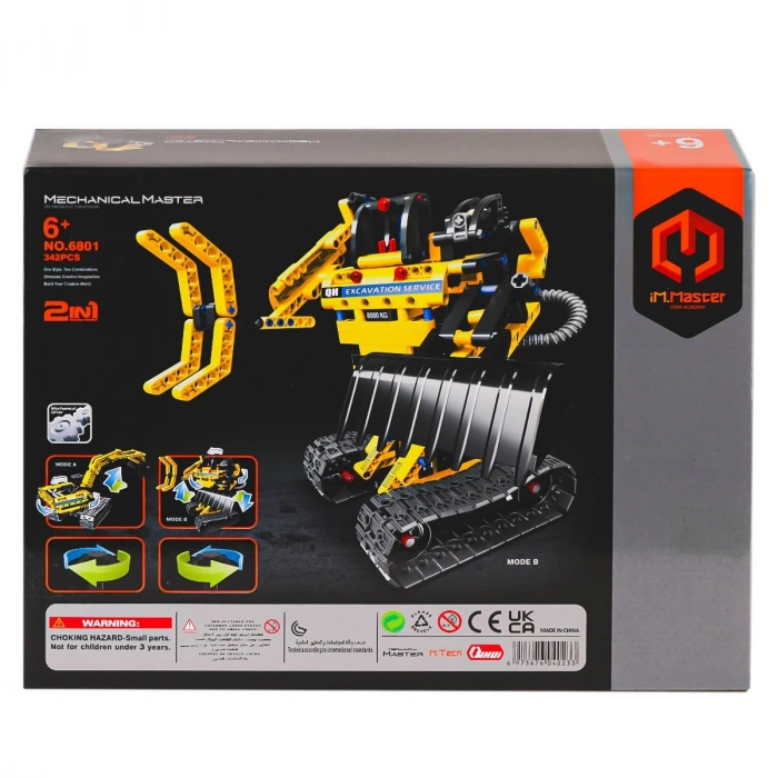 6801 Imm Mekanik Master Blokları Kepçe 2ın1 342 Parça